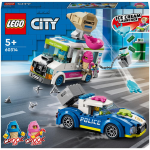LEGO 60314 CITY IL FURGONE DEI GELATI E L'INSEGUIMENTO DELLA POLIZIA