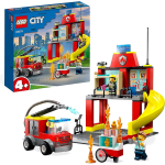 LEGO 60375 CITY CASERMA DEI POMPIERI E AUTOPOMPA